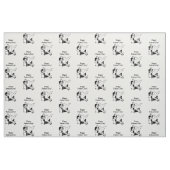 Custom Funny Happy Vathers Day Fabric Cotton Stoff (Fat Quarter (45,7 x 55,9 cm))