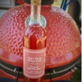 Custom Funny Homemade Wild Plum Weinetikett