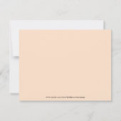 Custom Funny Kitten Happy Birthday Grußkarte Dankeskarte (Rückseite)