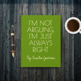 Custom Funny Lawyer Journal for Graduation Gift Notizblock