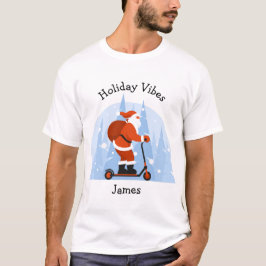 Custom Funny Modern Weihnachtsfeiertag T-Shirt