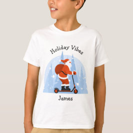 Custom Funny Modern Weihnachtsfeiertag T-Shirt