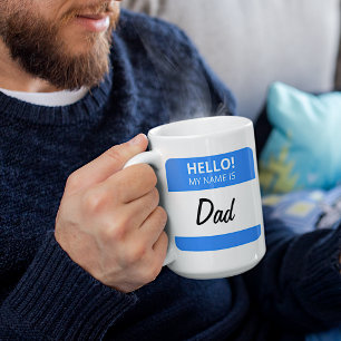 Custom Funny Niedlich Hello! Mein Name ist Mama od Kaffeetasse