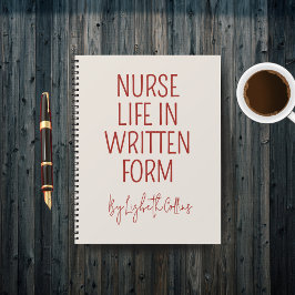 Custom Funny Nurse Life Journal Gift for RN Nurse Notizblock