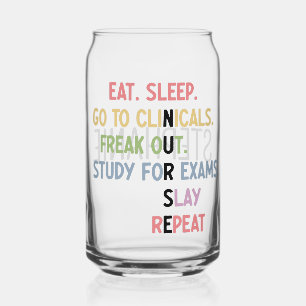 Custom Funny Nursing School Schüler Future Nurse Dosenglas