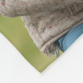 Custom Funny Opa Nickerchen FotoCollage Fleecedecke (Ecke)