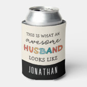 Custom Funny Phantastisch Husband Geschenke Dosenkühler (Kanne Vorderseite)