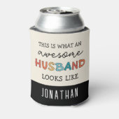 Custom Funny Phantastisch Husband Geschenke Dosenkühler (Kanne Rückseite)