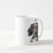 Custom Funny Photo Mug | Personalized Humor Kaffeetasse (VorderseiteRechts)