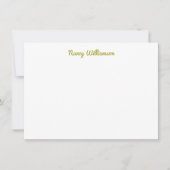 Custom Funny Quirky Designs Retro Art Muster Mitteilungskarte (Vorderseite)