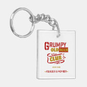 Custom Funny Schlüsselanhänger - Grumpy Old Man Cl (Vorderseite links)