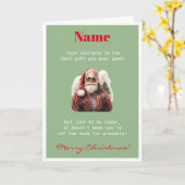 Custom Funny Sober Weihnachten Karte (Gelbe Blume)