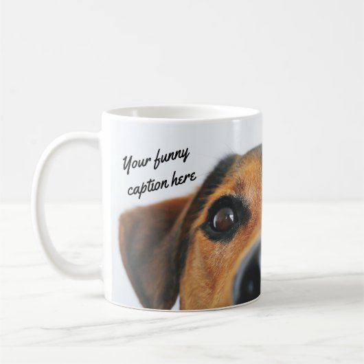 Custom Funny Sprichwort Dog Foto Tasse (Links)