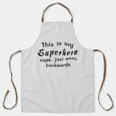 Custom Funny Superhero Cape GRILLEN Grill Schürze (Vorderseite)