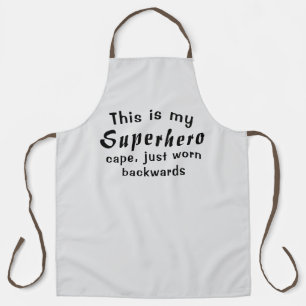 Custom Funny Superhero Cape GRILLEN Grill Schürze