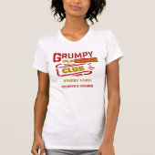 Custom Funny T - Shirt - Grumpy Old Woman Club (Vorderseite)