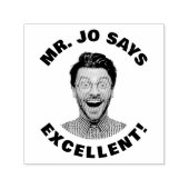 Custom Funny Teacher Foto Exzellent Permastempel (Design)