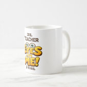 Custom Funny Teacher Gifts  Personalized by School Kaffeetasse (VorderseiteRechts)