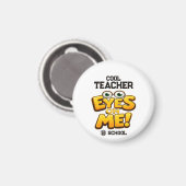 Custom Funny Teacher Gifts  Personalized by School Magnet (Vorderseite/Rückseite)