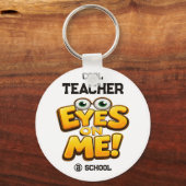 Custom Funny Teacher Gifts Personalized by School Schlüsselanhänger (Vorderseite)