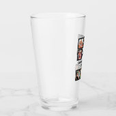 Custom Funny Vathday Vater Geschenk 8 FotoCollage Glas (Rechts)