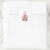 Custom Funny Weihnachtsschweine Stickers (Tasche)