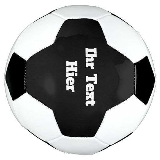 Custom Fußball Mit Text (Gedreht)