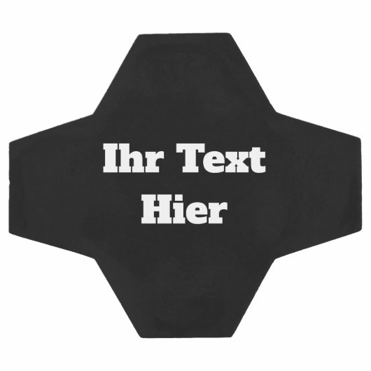 Custom Fußball Mit Text (Flach)