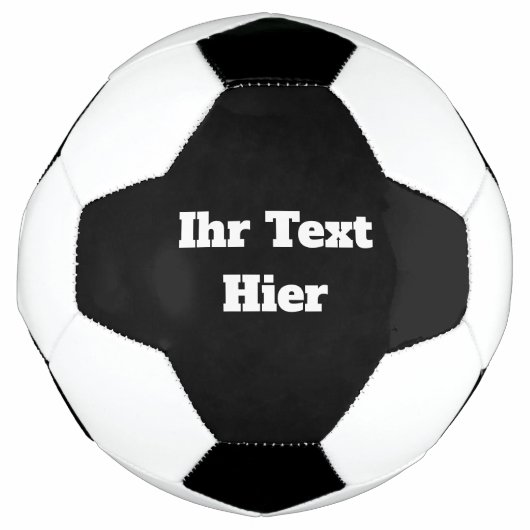 Custom Fußball Mit Text (Vorderseite)