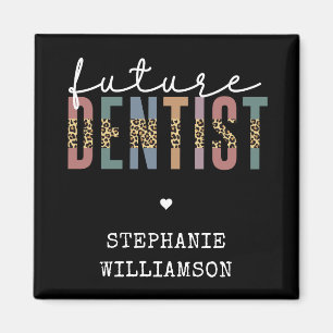 Custom Future Dentist Dentalschüler Geschenke Magnet