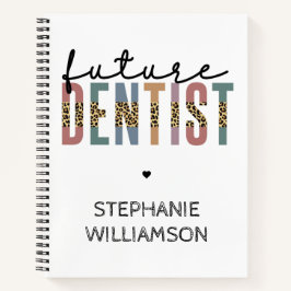 Custom Future Dentist Dentalschüler Geschenke Notizblock
