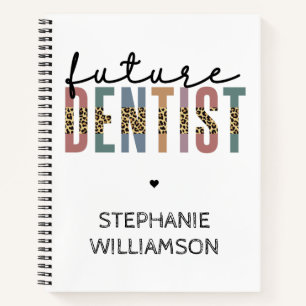 Custom Future Dentist Dentalschüler Geschenke Notizblock