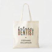 Custom Future Dentist Dentalschüler Geschenke Tragetasche (Vorne)