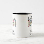 Custom Future Dentist Dentalschüler Geschenke Zweifarbige Tasse (Mittel)