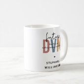Custom Future DVM Doctor of Veterinary Medicine Kaffeetasse (VorderseiteRechts)