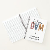 Custom Future DVM Doctor of Veterinary Medicine Notizblock (Innenseite)
