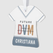 Custom Future DVM Doctor of Veterinary Medicine Ornament (Vorderseite)
