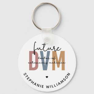 Custom Future DVM Doctor of Veterinary Medicine Schlüsselanhänger