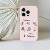 Custom Future Frau iPhone Case Verlobung Geschenk