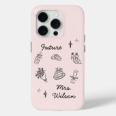 Custom Future Frau iPhone Case Verlobung Geschenk (Rückseite)