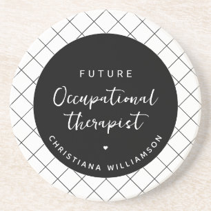 Custom Future OT Berufs-Therapeut Elegant Getränkeuntersetzer