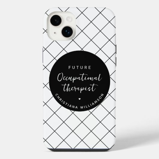 Custom Future OT Berufs-Therapeut Elegant iPhone Hülle (Rückseite)