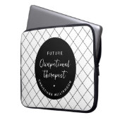 Custom Future OT Berufs-Therapeut Elegant Laptopschutzhülle (Vorderseite Links)