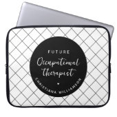 Custom Future OT Berufs-Therapeut Elegant Laptopschutzhülle (Vorderseite)