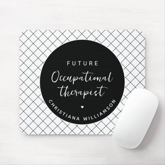 Custom Future OT Berufs-Therapeut Elegant Mousepad (Mit Mouse)