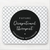 Custom Future OT Berufs-Therapeut Elegant Mousepad (Vorne)