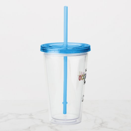 Custom Future OT Berufs-Therapeut OT Student Acryltrinkbecher (Rechts)