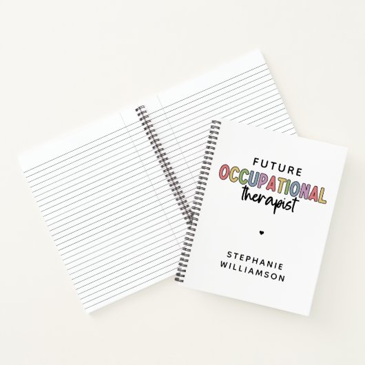 Custom Future OT Berufs-Therapeut OT Student Notizblock (Innenseite)