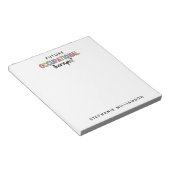 Custom Future OT Berufs-Therapeut OT Student Notizblock (angewinkelt)