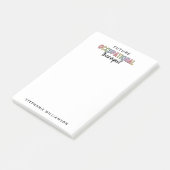 Custom Future OT Berufs-Therapeut OT Student Post-it Klebezettel (angewinkelt)